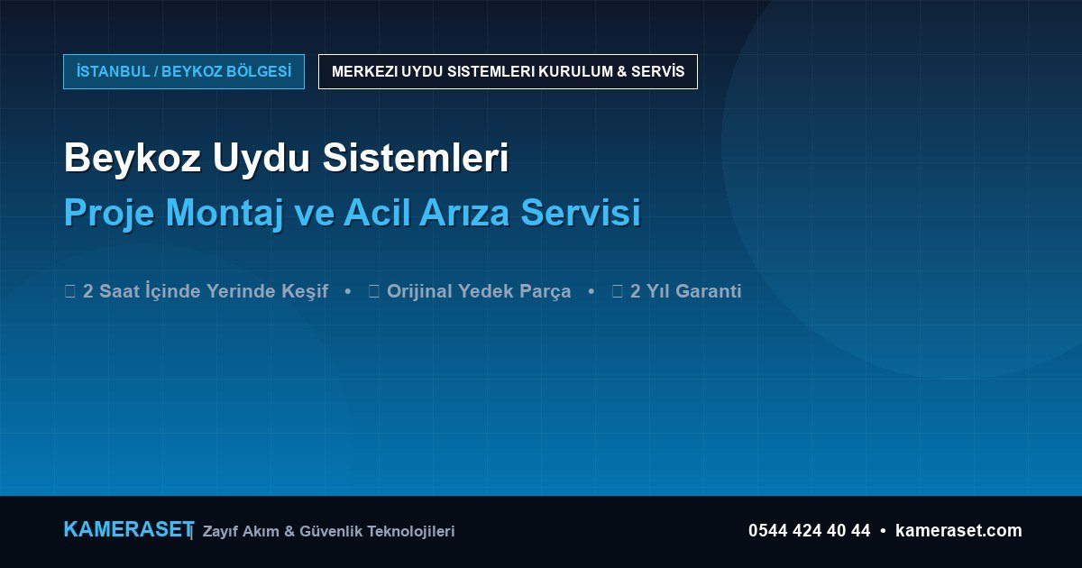 Beykoz Uydu Sistemleri: Proje Montajı ve Arıza Servisi — Güvenlik Sistemleri Rehberi