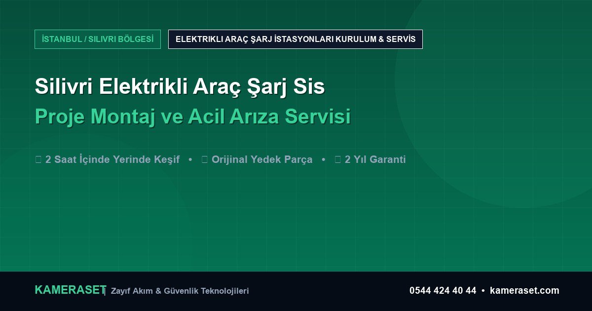 Silivri Elektrikli Araç Şarj Sistemleri: Proje Montajı ve Arıza Servisi — Güvenlik Sistemleri Rehberi