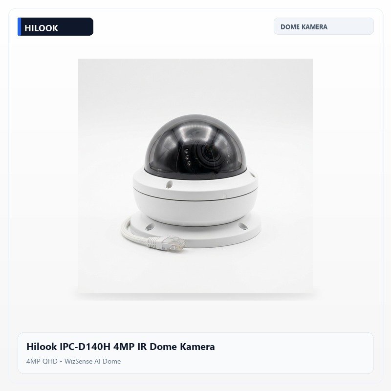 Hilook IPC-D140H 4MP IR Dome Kamera