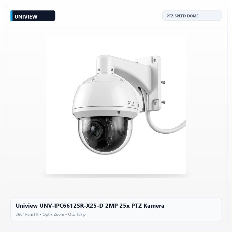Uniview UNV-IPC6612SR-X25-D 2MP 25x PTZ Kamera