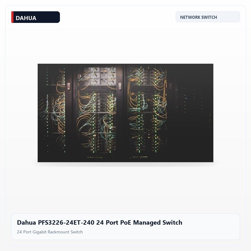 Dahua PFS3226-24ET-240 24 Port PoE Managed Switch