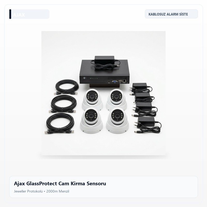 Ajax GlassProtect Cam Kirma Sensoru
