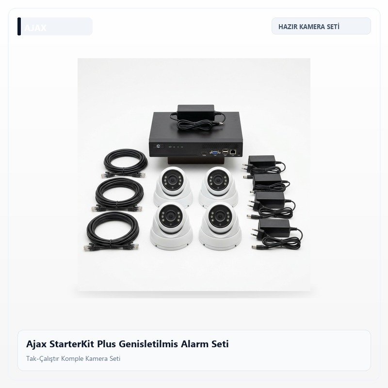 Ajax StarterKit Plus Genisletilmis Alarm Seti
