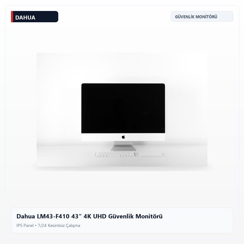Dahua LM43-F410 43" 4K UHD Güvenlik Monitörü