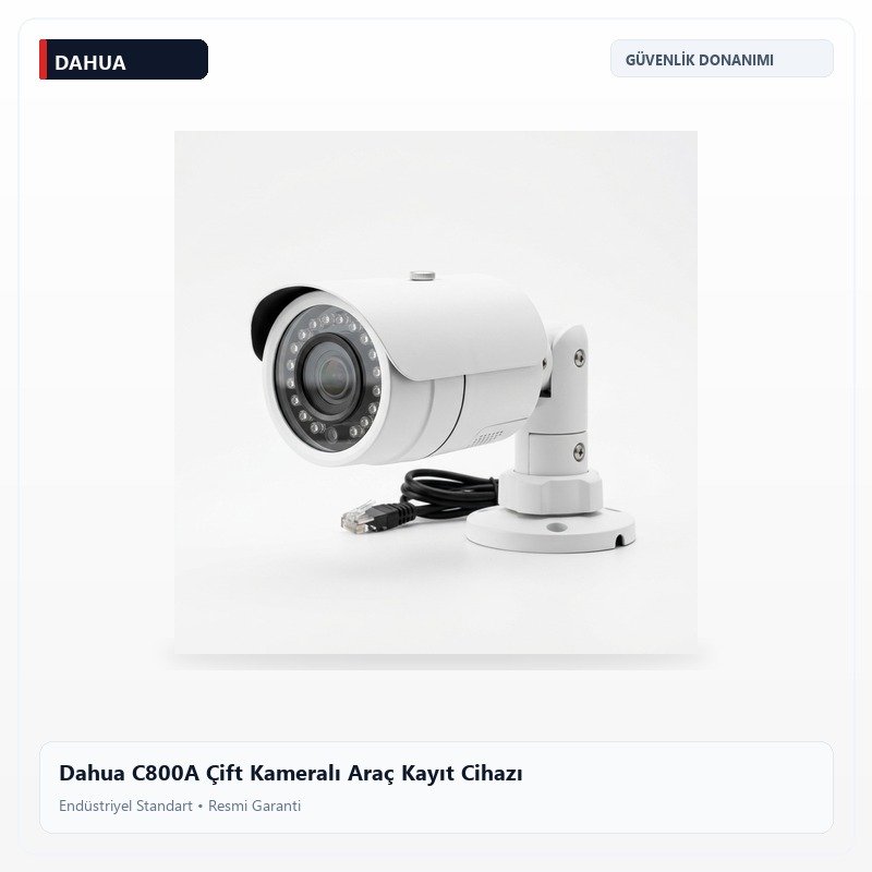 Dahua C800A Çift Kameralı Araç Kayıt Cihazı