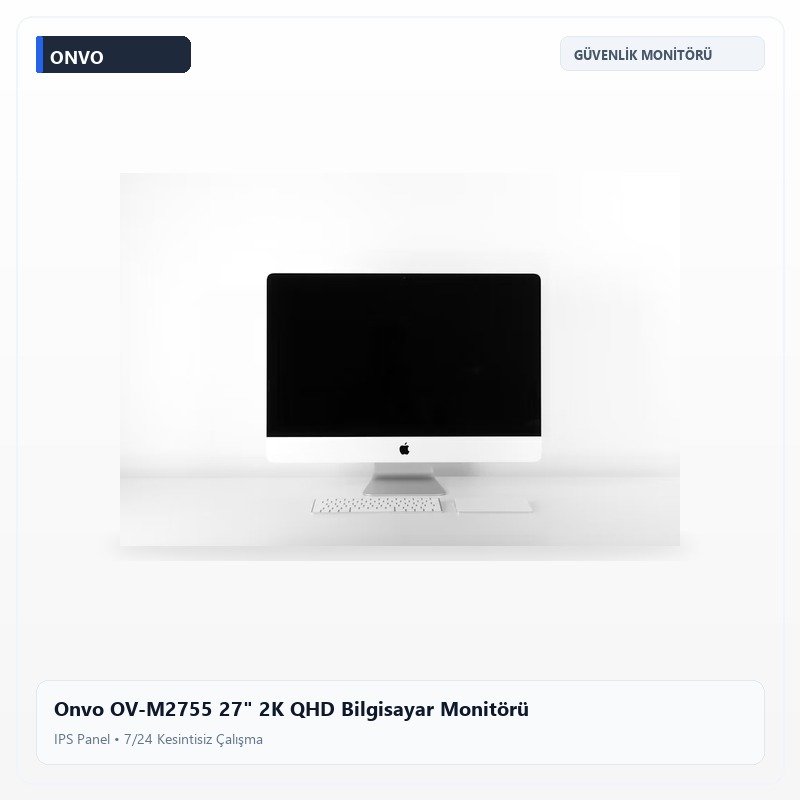 Onvo OV-M2755 27" 2K QHD Bilgisayar Monitörü