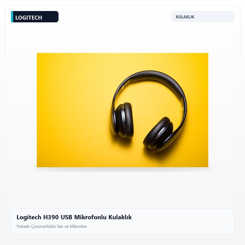 Logitech H390 USB Mikrofonlu Kulaklık