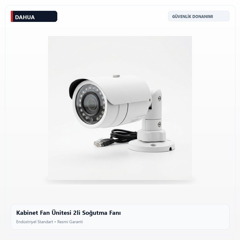 Kabinet Fan Ünitesi 2li Soğutma Fanı