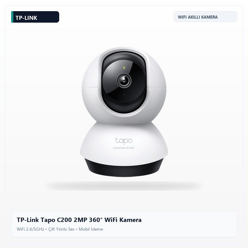 TP-Link Tapo C200 2MP 360° WiFi Kamera