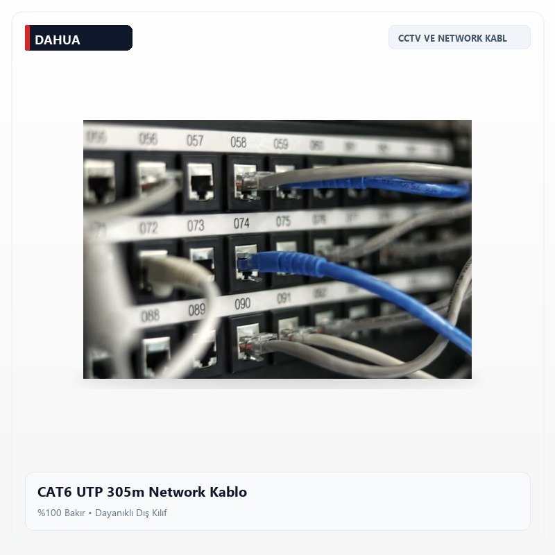 CAT6 UTP 305m Network Kablo