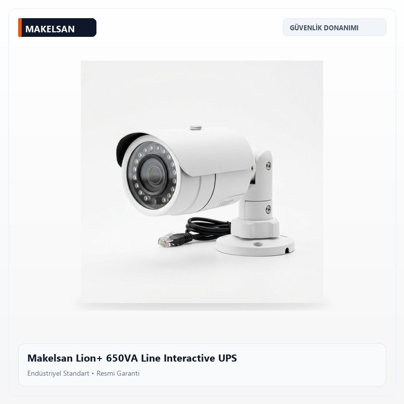 Makelsan Lion+ 650VA Line Interactive UPS