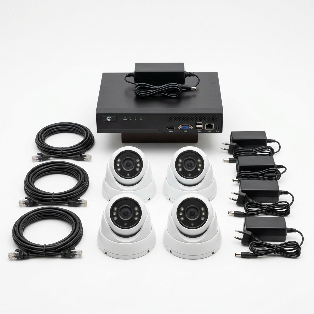 Dahua 4 Kameralı 2MP Sesli AHD Hazır Set